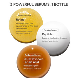 Bote del Perfect Renew Serum con gotas del producto